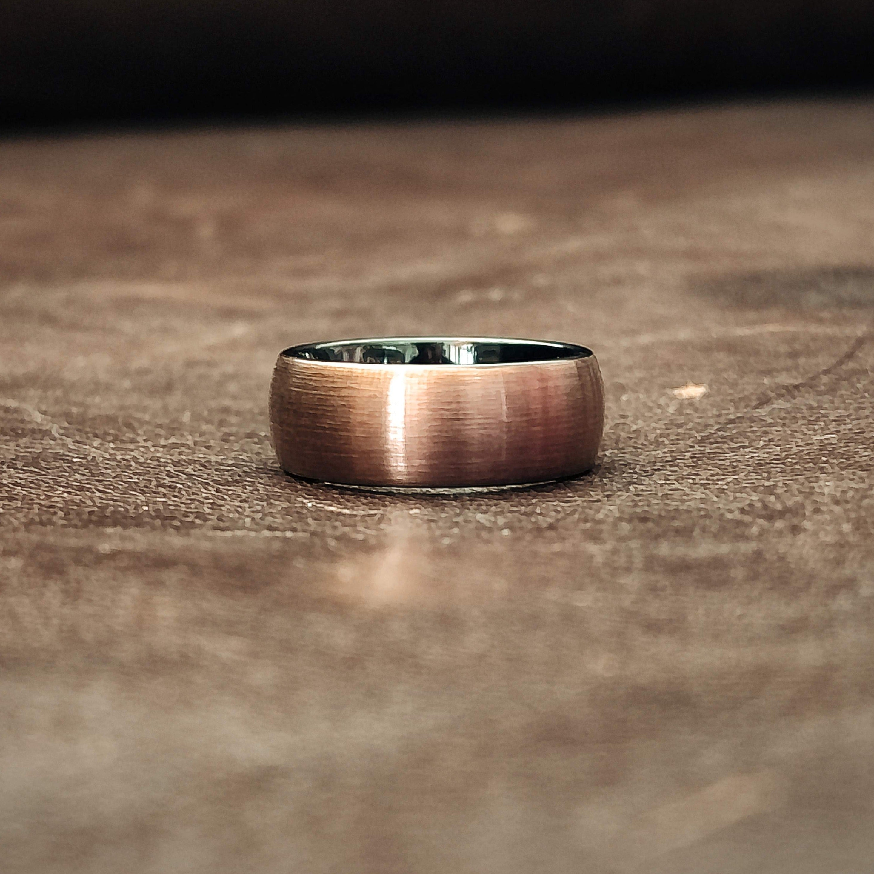 Men's Tungsten Gear Ring for Fidgeting 8 mm - My Anxiety Ring